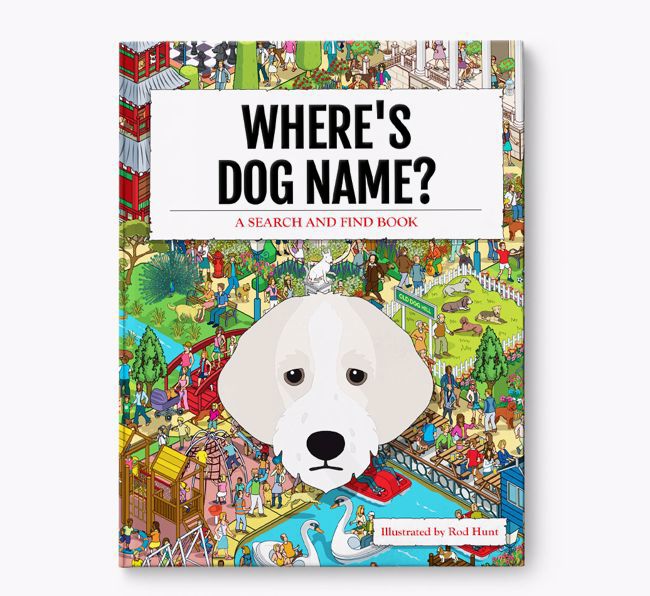 Personalised Where's {dogsName} Book